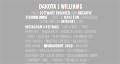 Desktop Screenshot of dakotajwilliams.com