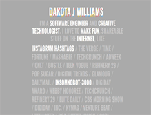 Tablet Screenshot of dakotajwilliams.com